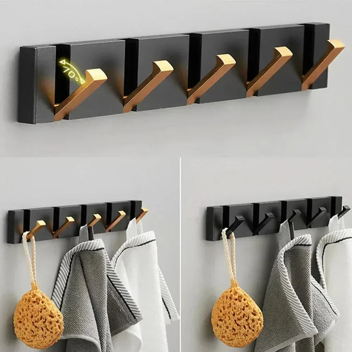 HOOKLUX – Foldable wall shelf made of aluminium, space-saving & versatile