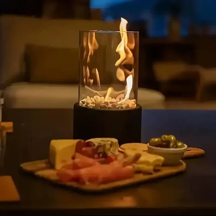 Kalsten | Trendy & Portable Table Fire Lantern - GlowLuxe