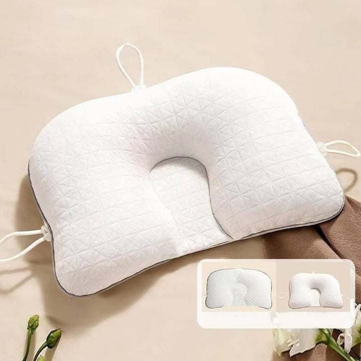 Kalsten | Baby Pillow with Memory Foam and Cotton Cover, Portable Infant Support Cushion