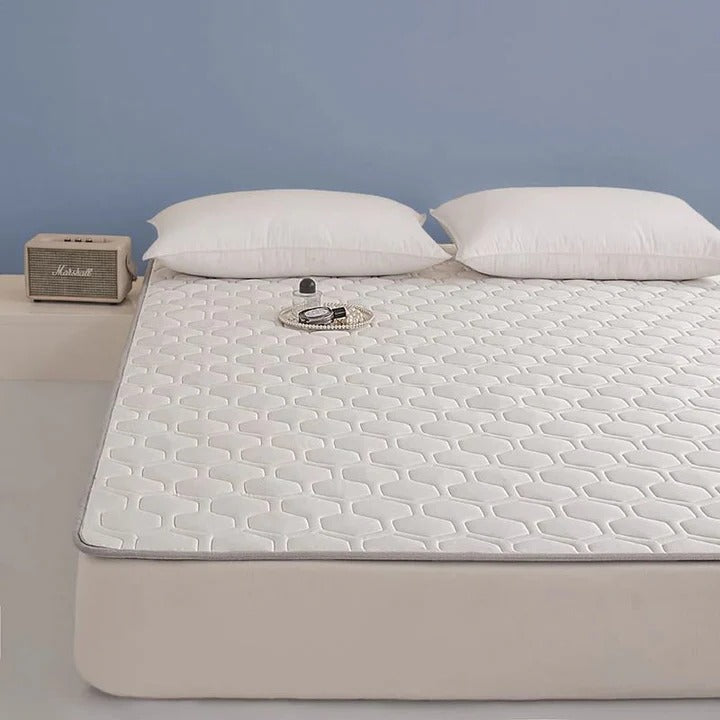 Quilted Cooling Mattress Pad with High-Density Cooling Fiber | Kalsten