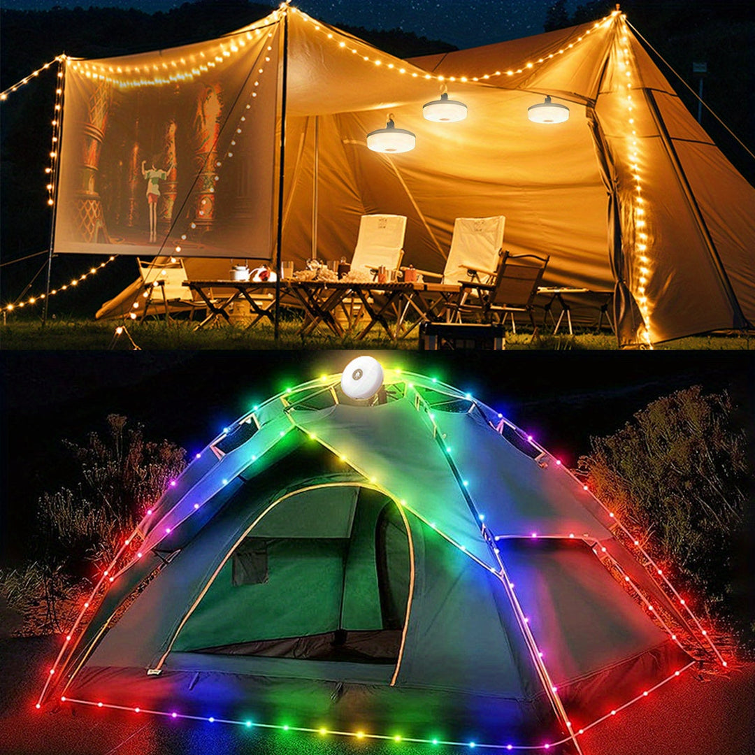 Outdoor USB Rechargeable Christmas String Lights