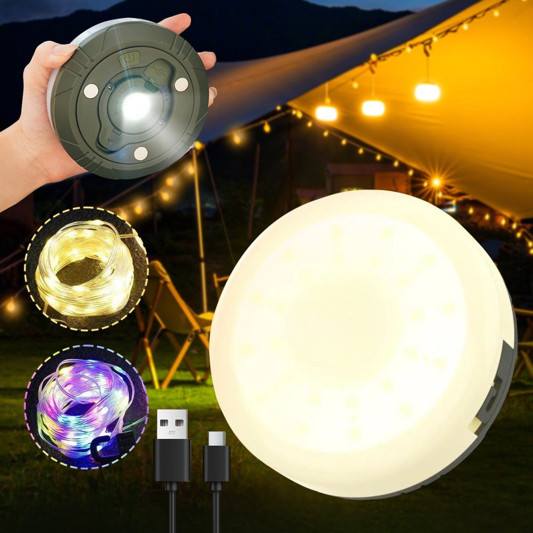 Outdoor USB Rechargeable Christmas String Lights