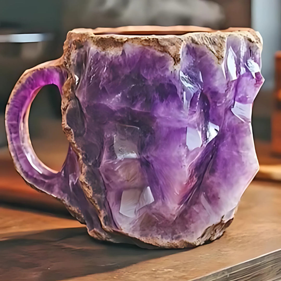 Ceramic Coffee Mug with Crystal Effect Kalsten