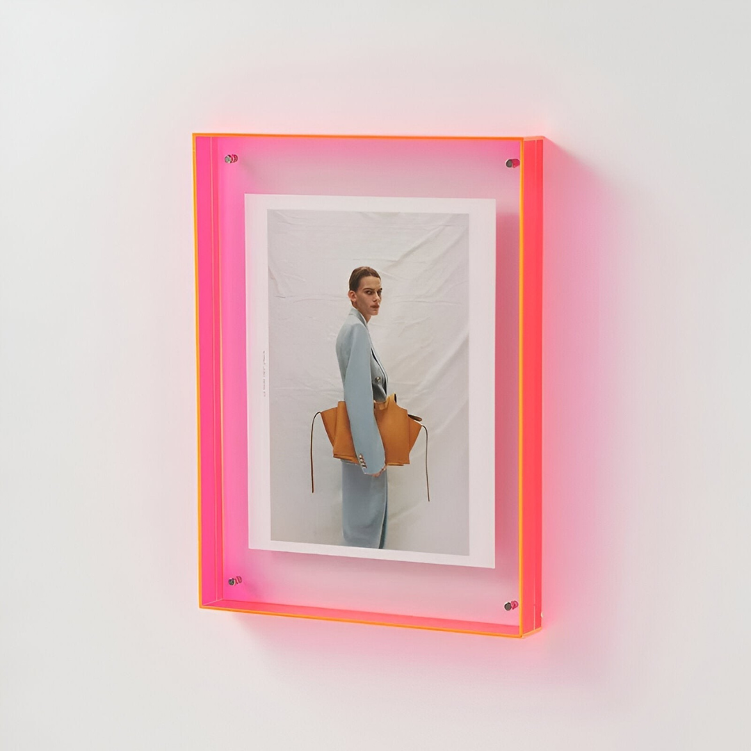 Clear Acrylic Photo Frame Modern Display Kalsten