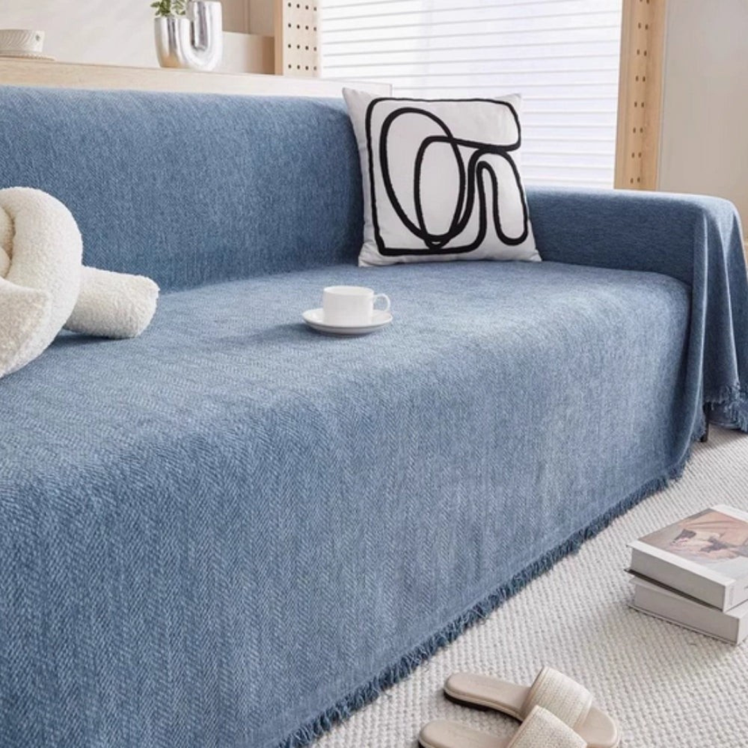 Durable Chenille Sofa Cover Kalsten
