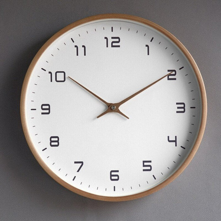 Silent Modern Wall Clock Minimal Design Kalsten