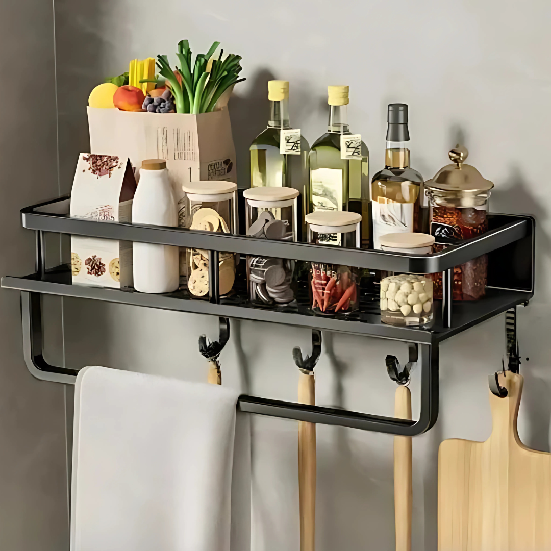 Wall Storage Shelf for Kitchen or Bathroom Kalsten