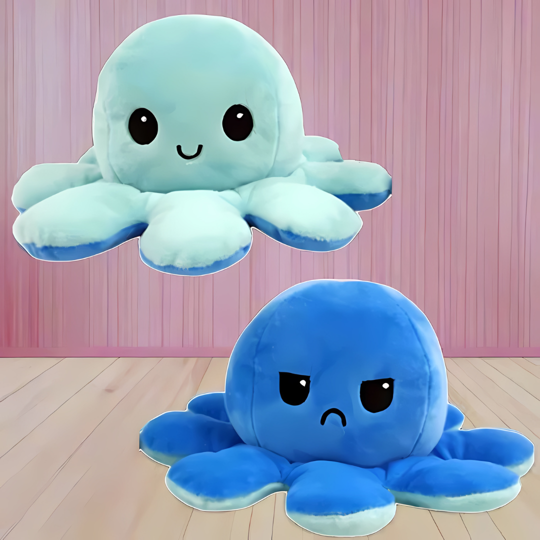 Kalsten | Reversible Plush Octopus Soft Toy