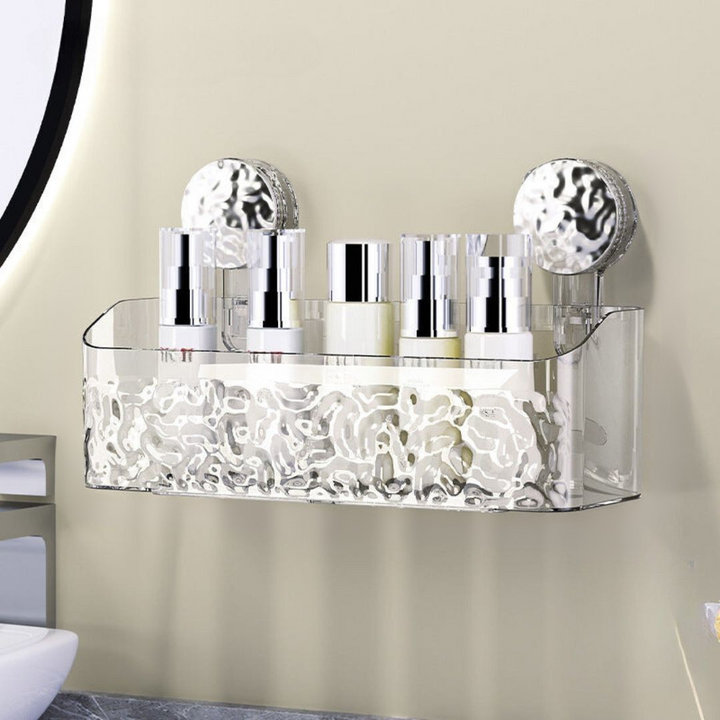 Acrylic Suction Shower Storage Shelf Kalsten