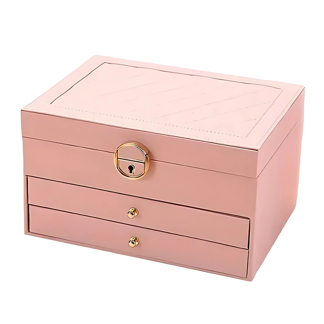Leather Jewelry Organizer Storage Box Kalsten