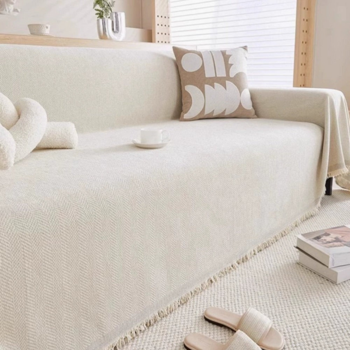 Durable Chenille Sofa Cover Kalsten