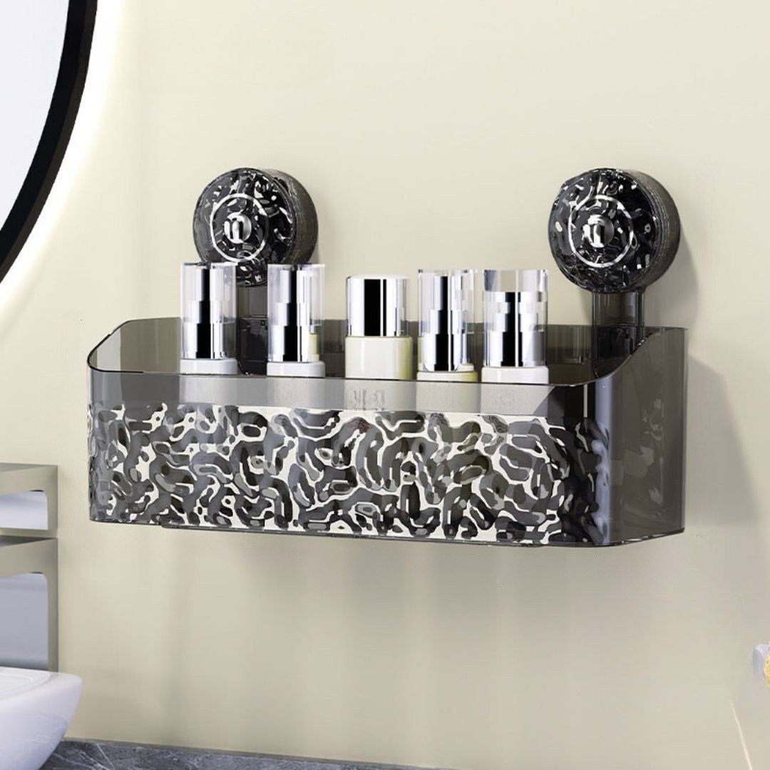 Acrylic Suction Shower Storage Shelf Kalsten