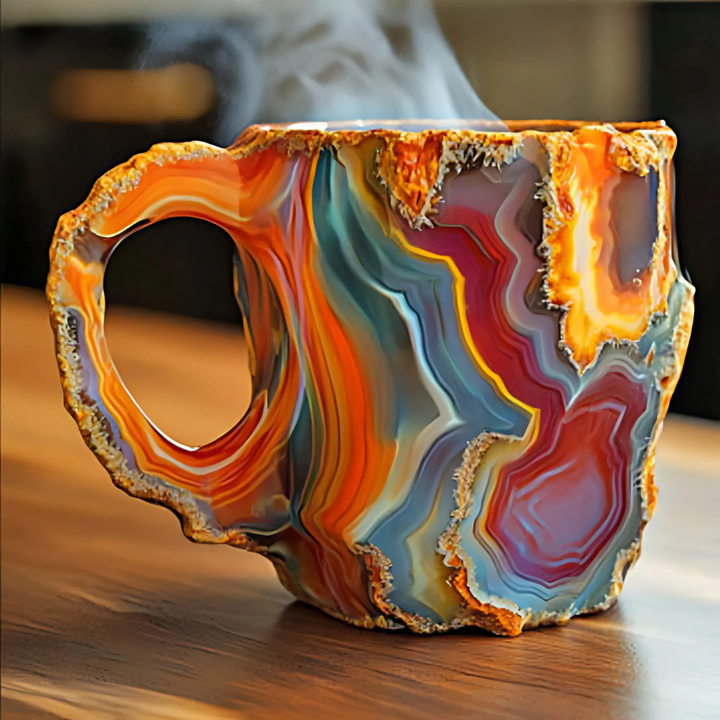 Ceramic Coffee Mug with Crystal Effect Kalsten