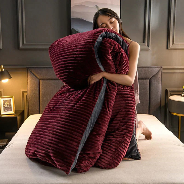 Soft Plush Fleece Blanket for Bed Kalsten