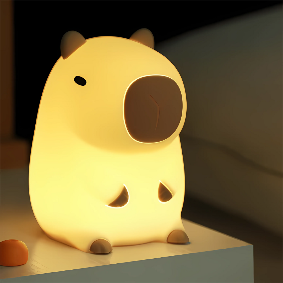 Kalsten | Capybara Night Light Adjustable Brightness Silicone