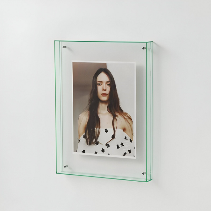Clear Acrylic Photo Frame Modern Display Kalsten