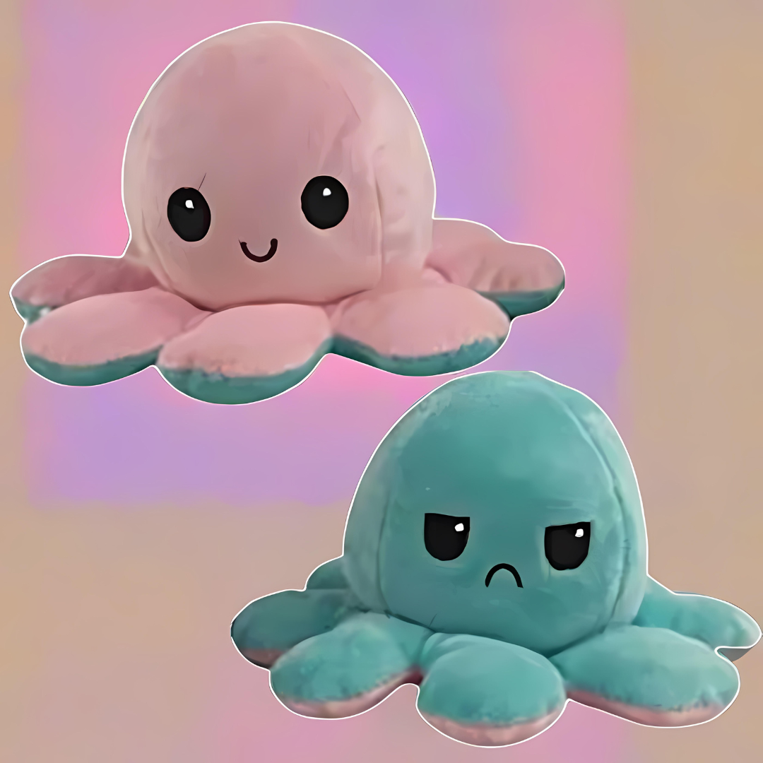 Kalsten | Reversible Plush Octopus Soft Toy