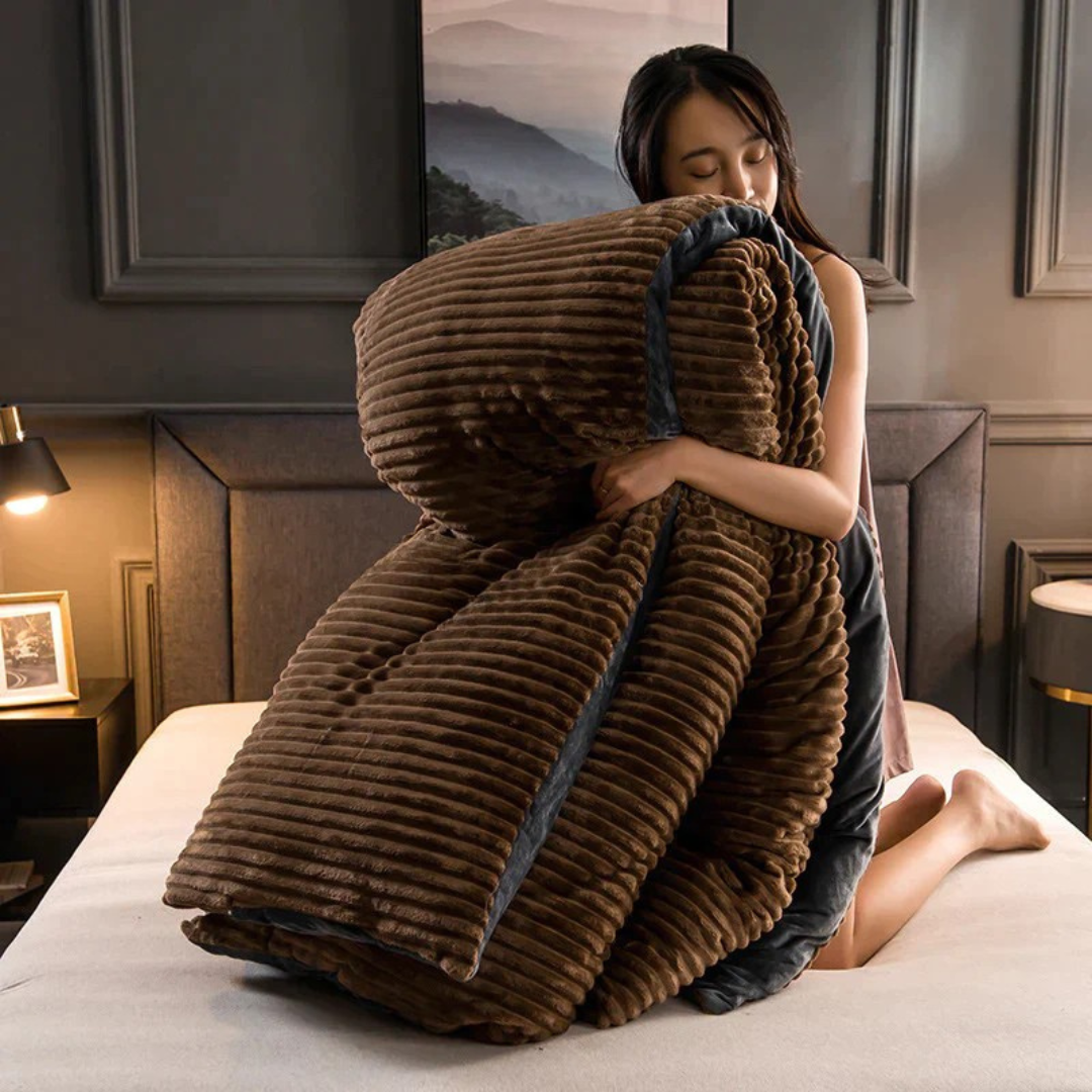 Soft Plush Fleece Blanket for Bed Kalsten