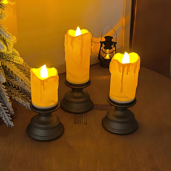 Flameless LED Decorative Candle Set Kalsten