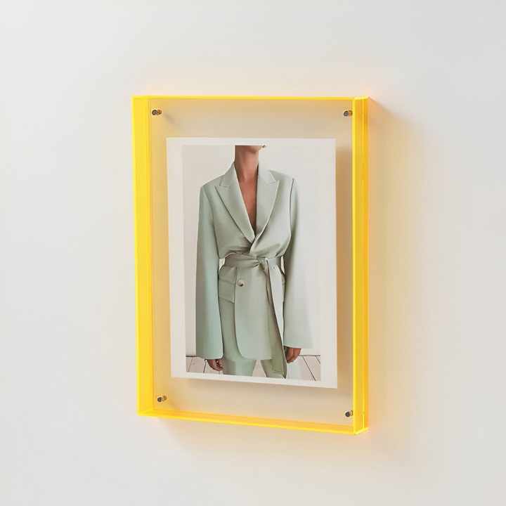 Clear Acrylic Photo Frame Modern Display Kalsten