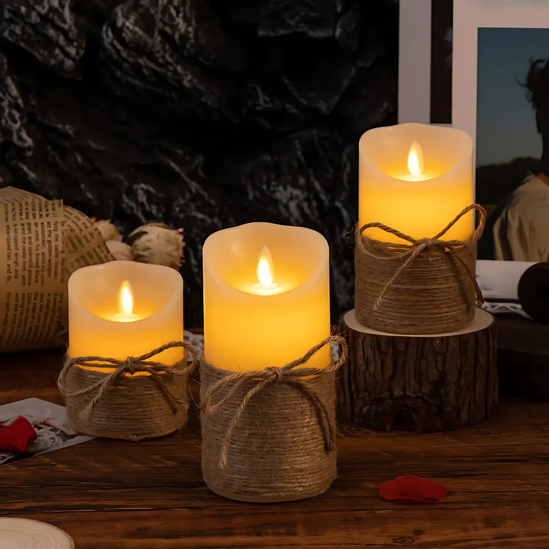Flameless LED Decorative Candle Set Kalsten