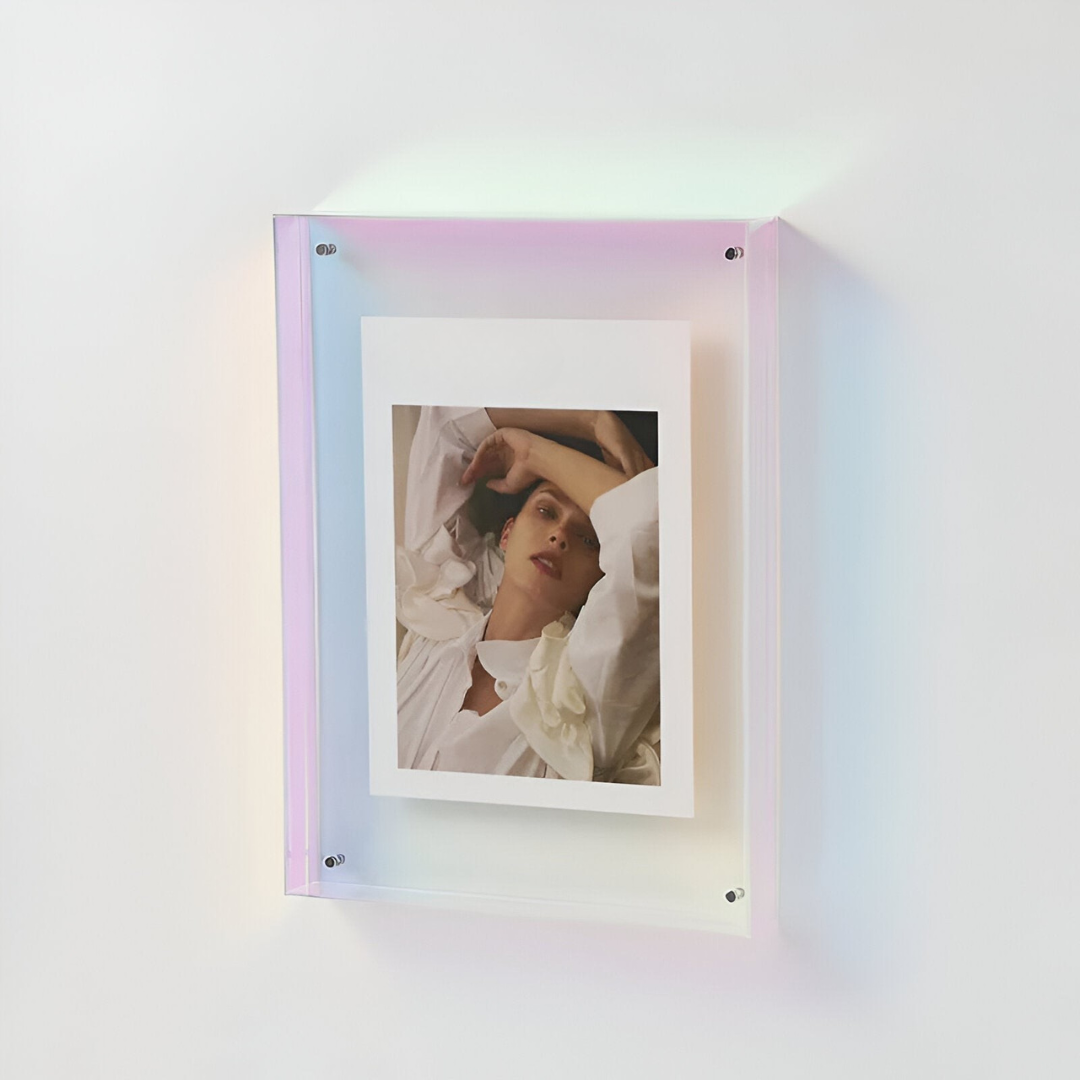 Clear Acrylic Photo Frame Modern Display Kalsten