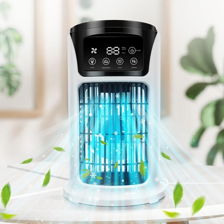 Portable Air Cooler Humidifier Fan USB White | Kalsten
