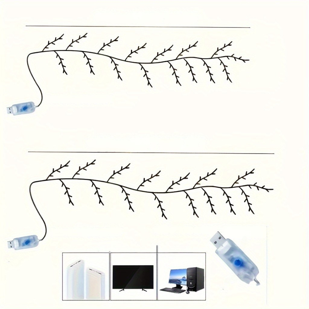 Kalsten | Wall Lights with LED Willow Branch Design