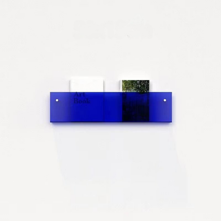 Clear Acrylic Wall Magazine Shelf Kalsten