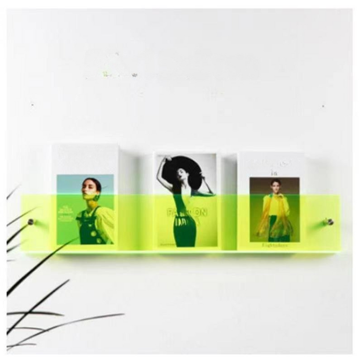 Clear Acrylic Wall Magazine Shelf Kalsten