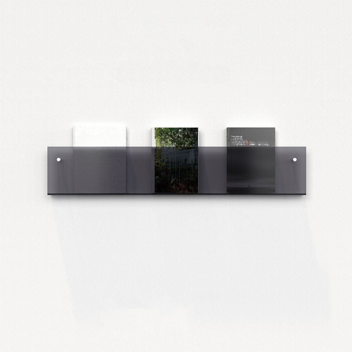 Clear Acrylic Wall Magazine Shelf Kalsten