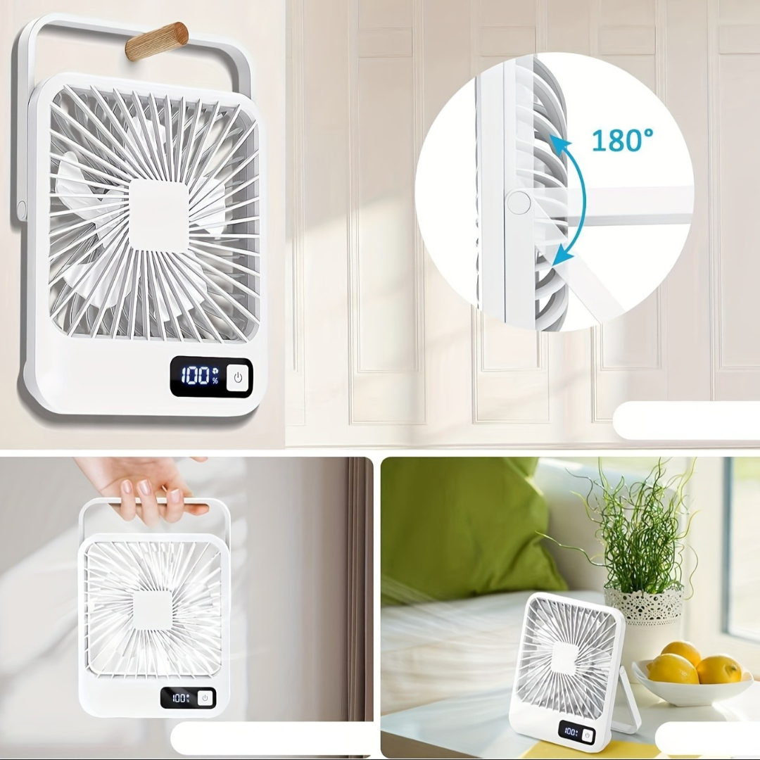 Portable USB Rechargeable Table Cooling Fan | Kalsten
