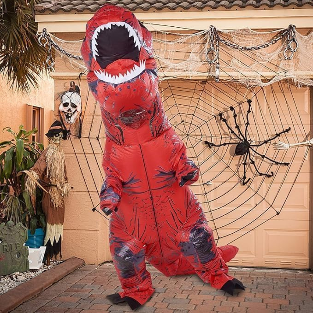 Unisex Inflatable Dinosaur Halloween Costume Full Body Kalsten