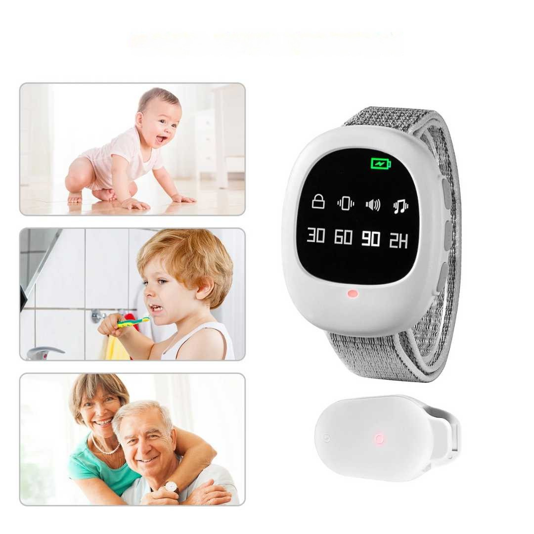 Bedwetting alarm for children with vibration sensor