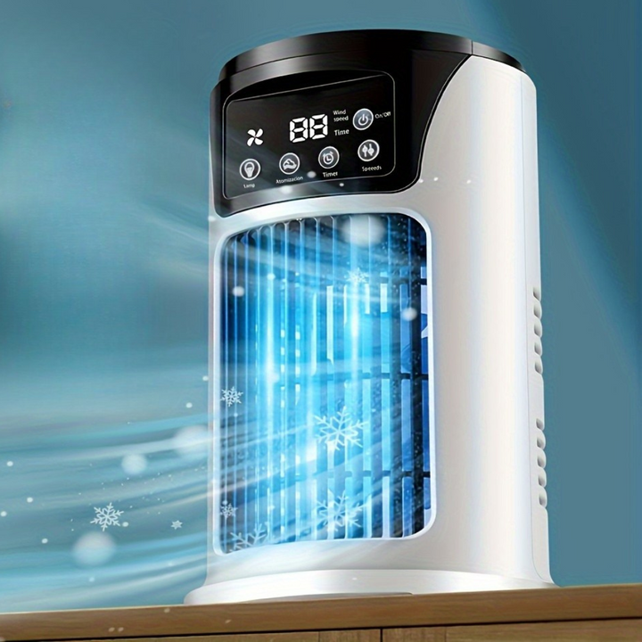 Portable Air Cooler Humidifier Fan USB White | Kalsten
