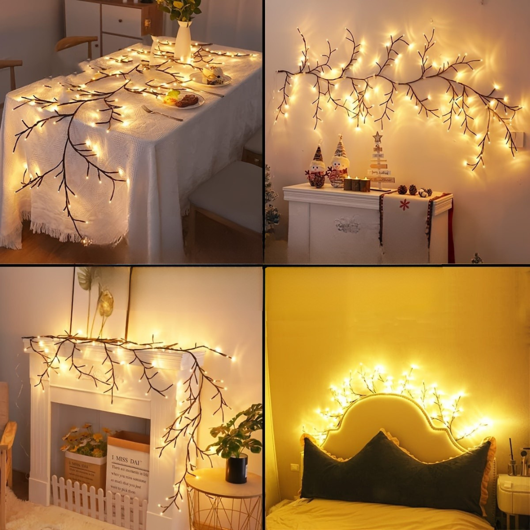 Kalsten | Wall Lights with LED Willow Branch Design
