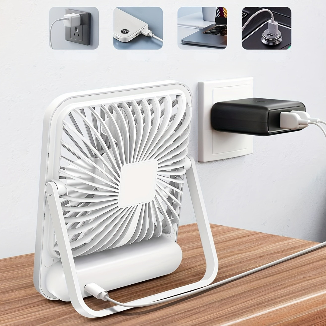 Portable USB Rechargeable Table Cooling Fan | Kalsten
