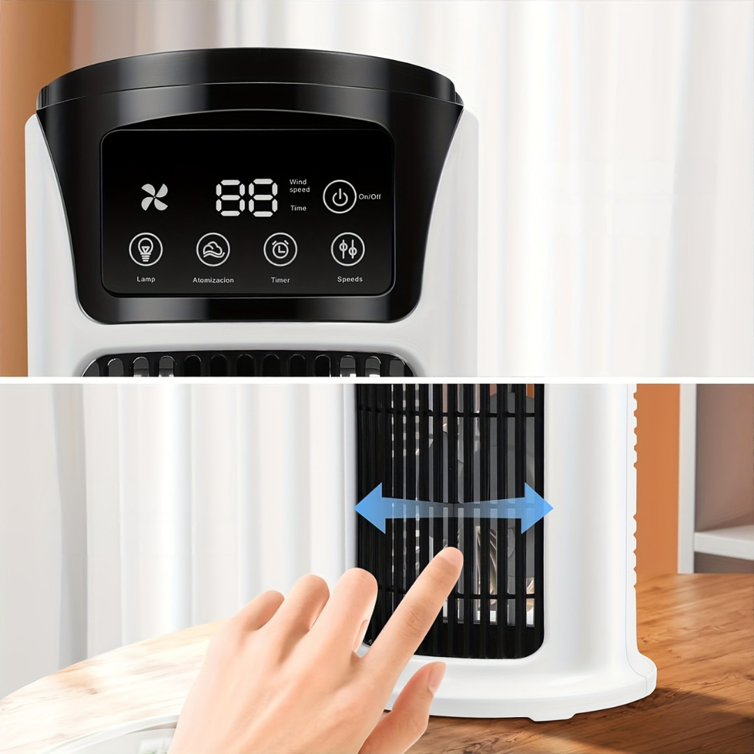 Portable Air Cooler Humidifier Fan USB White | Kalsten