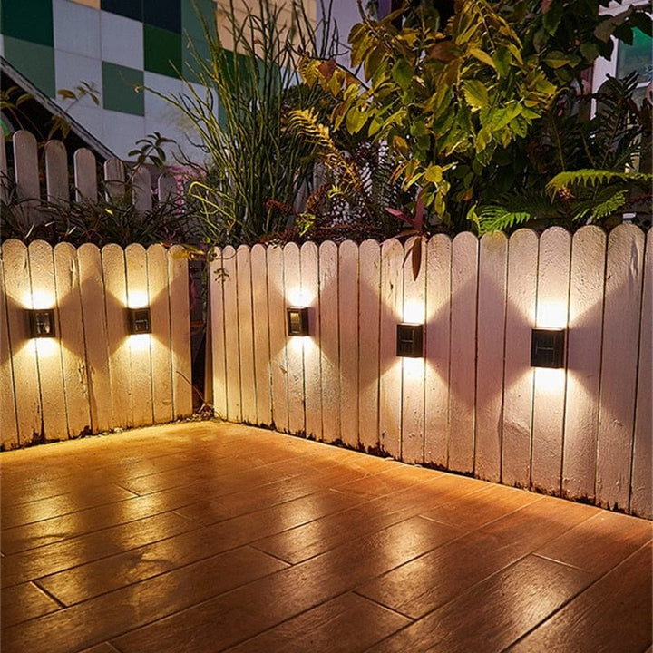 Solar Powered Outdoor Garden Wall Light