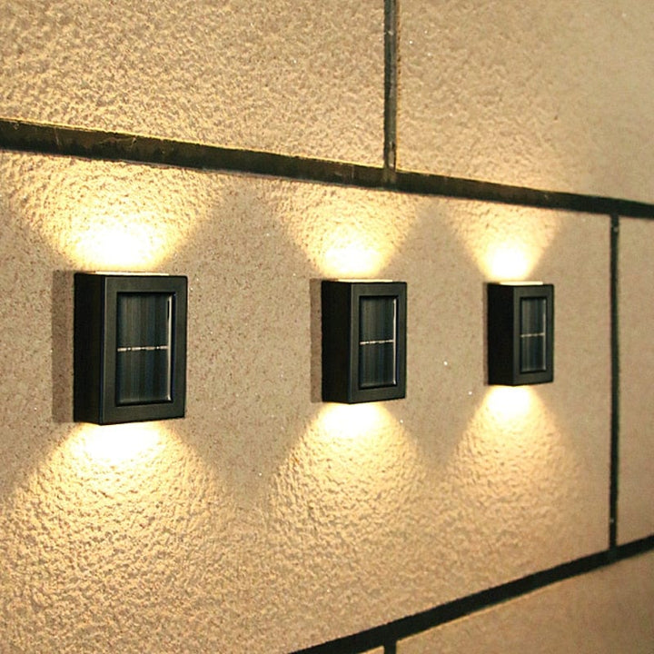 Solar Powered Outdoor Garden Wall Light