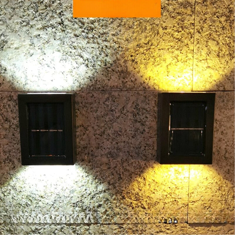 Solar Powered Outdoor Garden Wall Light