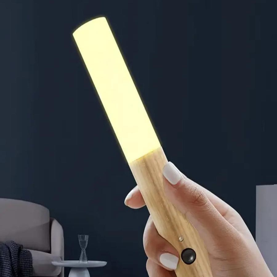 Wood LED Motion Sensor Wall Lamp Kalsten