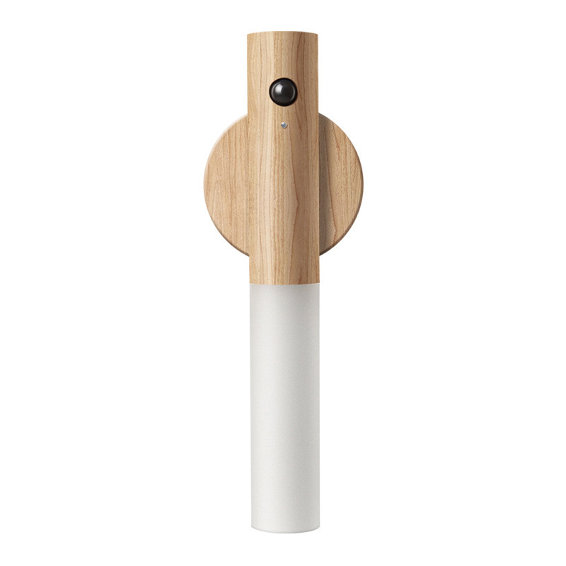 Wood LED Motion Sensor Wall Lamp Kalsten