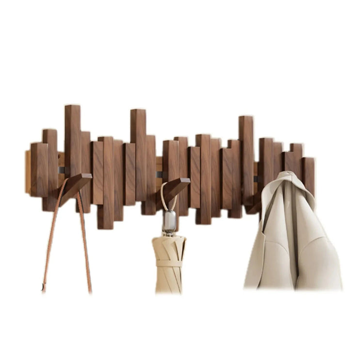 Kalsten | Piano Coat Rack | Walnut or Beech Wood for Coats