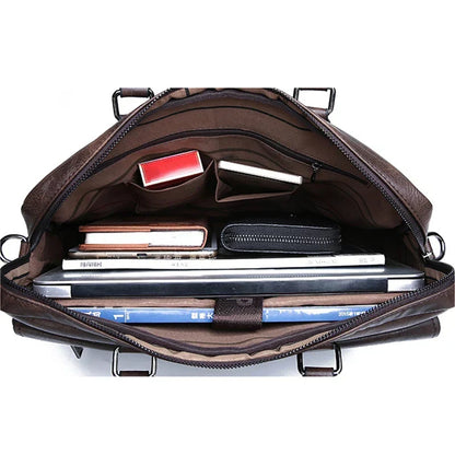 Skanto | Benedicto – Stylish Genuine Leather Shoulder Bag for Men | Classic Crossbody Satchel for Daily Use