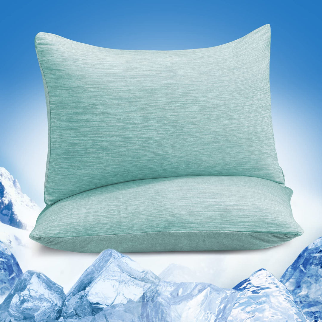 Revolutionary Green Cooling Pillowcases Set of 2 –  Pro Q-Max 0.4 | Kalsten