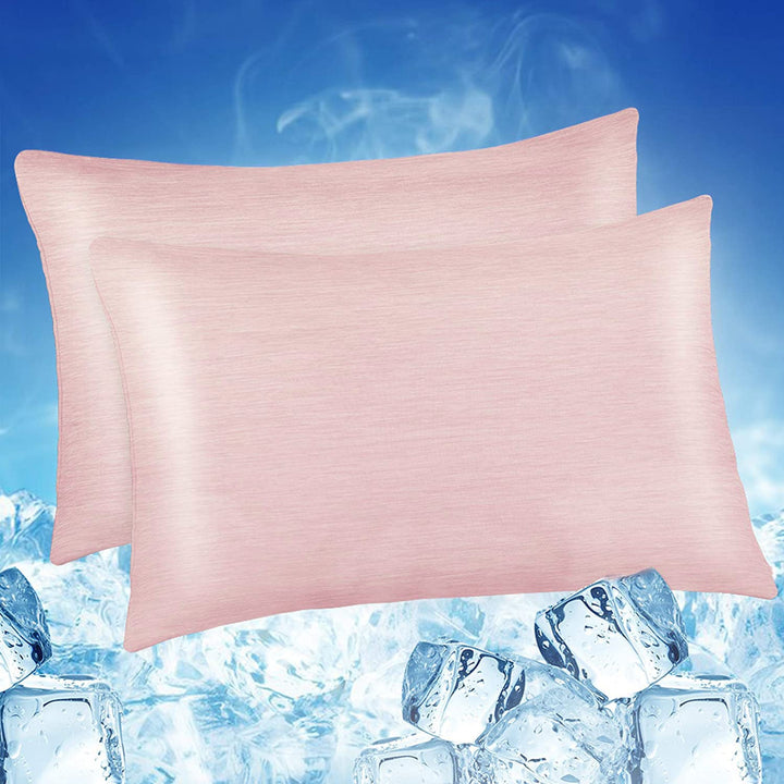 Revolutionary Light Pink Cooling Pillowcases Set of 2 –  Pro Q-Max 0.4 | Kalsten