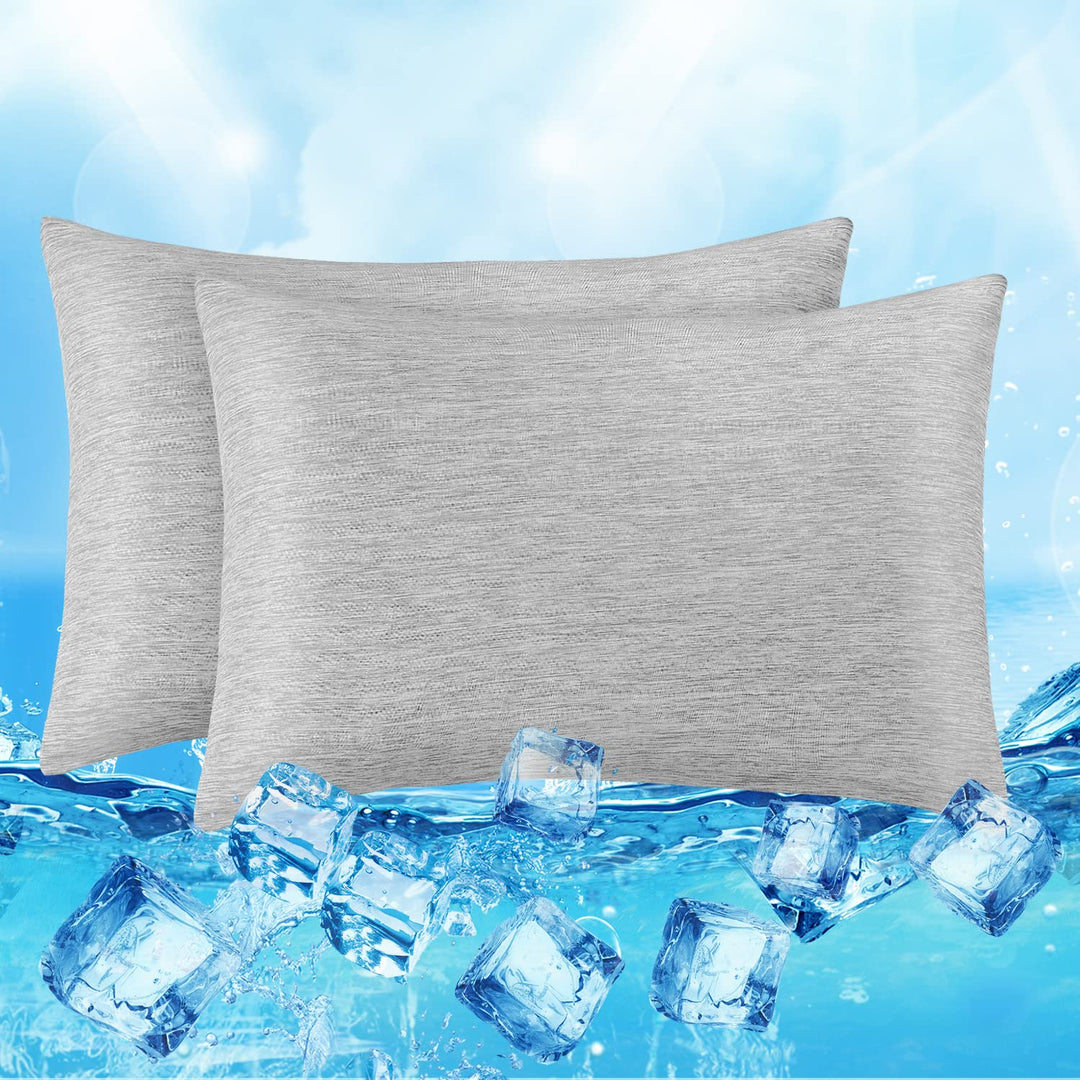Revolutionary Gray Cooling Pillowcases Set of 2 –  Pro Q-Max 0.4 | Kalsten
