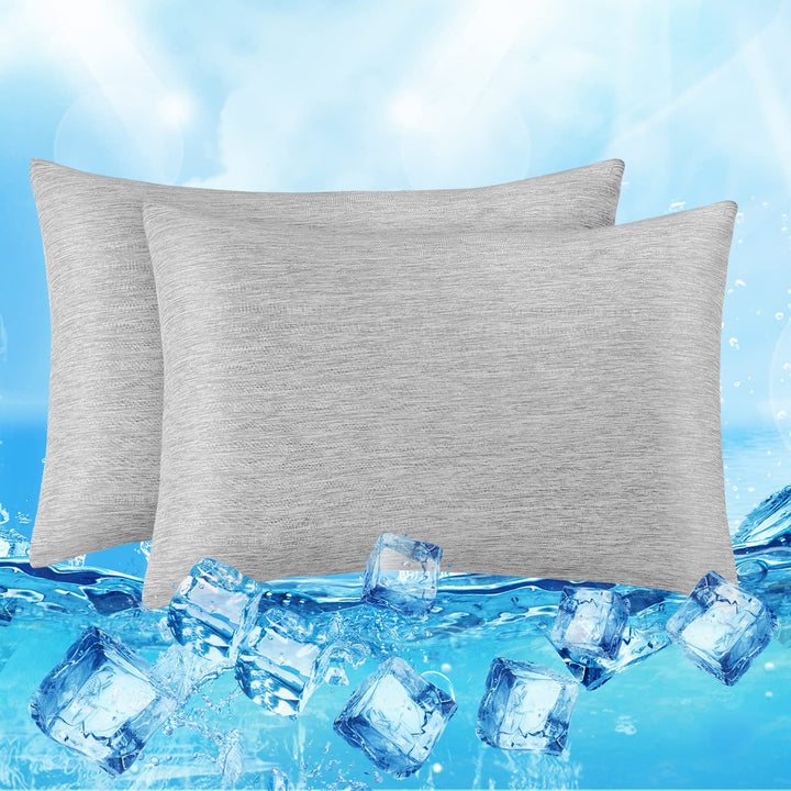 Revolutionary Gray Cooling Pillowcases Set of 2 –  Pro Q-Max 0.4 | Kalsten