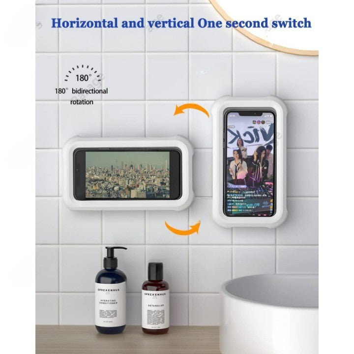Kalsten | Rotatable Waterproof Shower Buddy Phone Holder